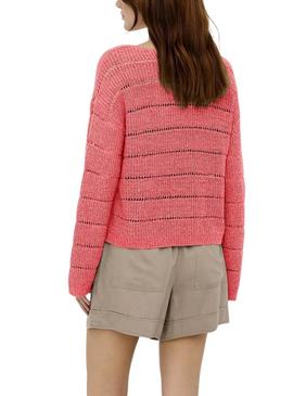 Camisola Only Pamela coral para mulher