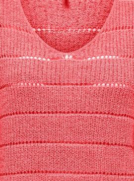 Camisola Only Pamela coral para mulher