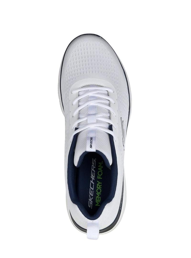 Tênis Skechers Summit branco para homem.