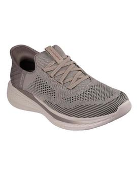 Sapatilhas Skechers Slade Quinto cinza para homem.