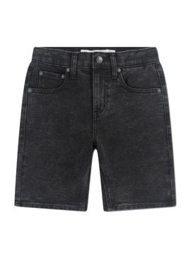 Bermuda Levis 511 Slim Fit preta para criança