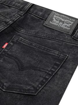 Bermuda Levis 511 Slim Fit preta para criança