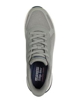 Tênis Skechers Bobs Squad Slip 4 verde para homem.