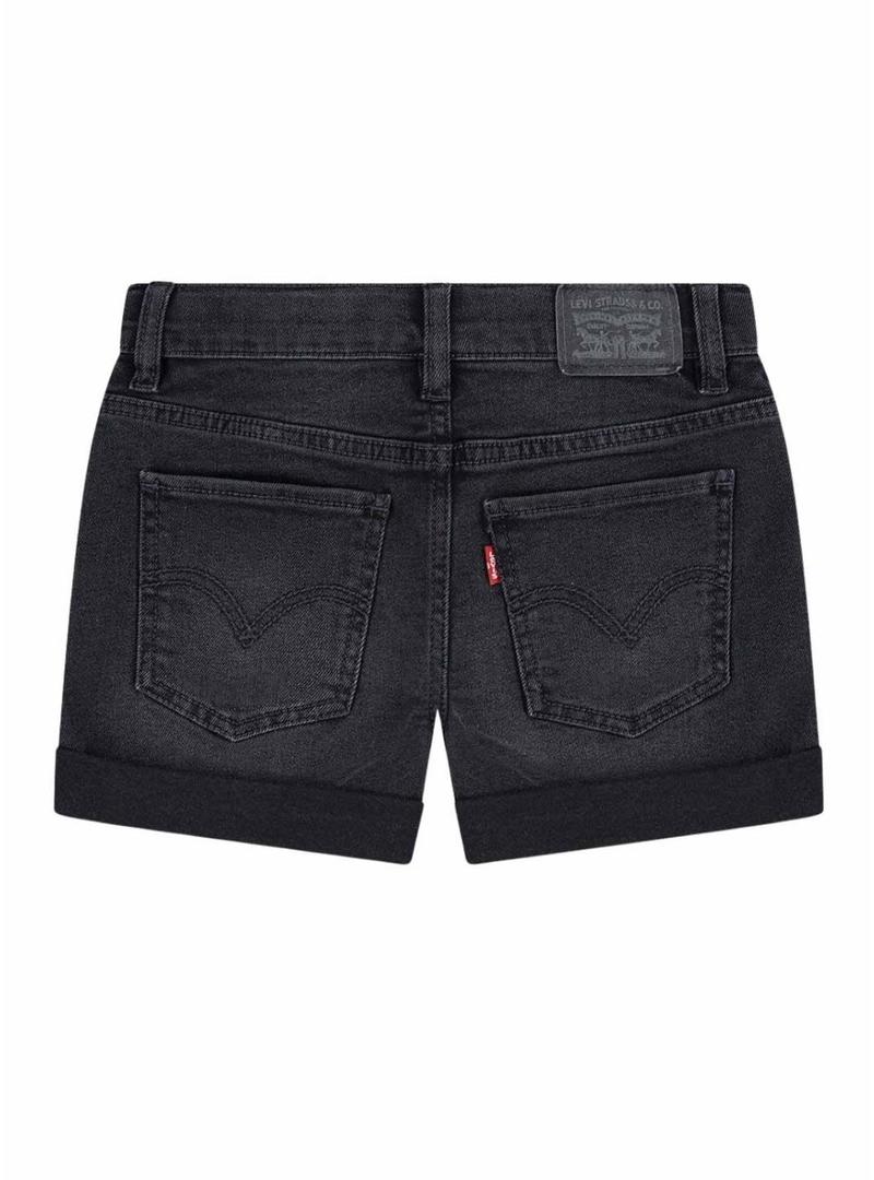 Shorts Levis Girlfriend preto para menina