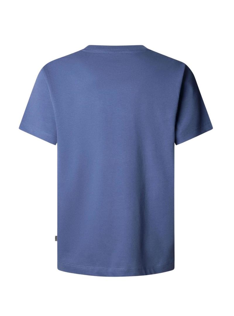 Camiseta Pepe Jeans Fantasy azul para homem.
