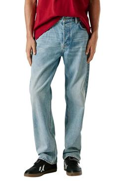 Calça jeans Pepe Jeans Relaxed azul claro para homem