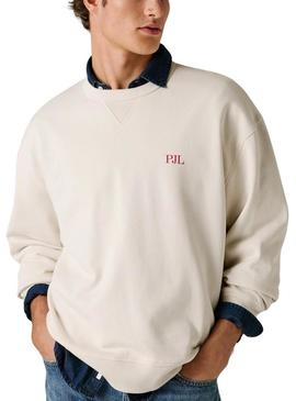Moletom Pepe Jeans Garret branco marfim para homem