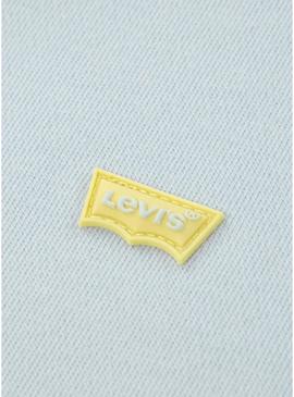Moletom Levis Meet And Greet azul para menina.