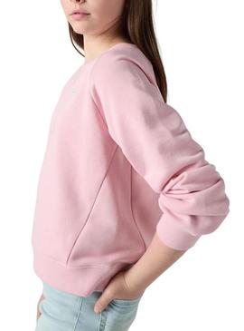 Moletom Levis Meet And Greet cor-de-rosa para menina.