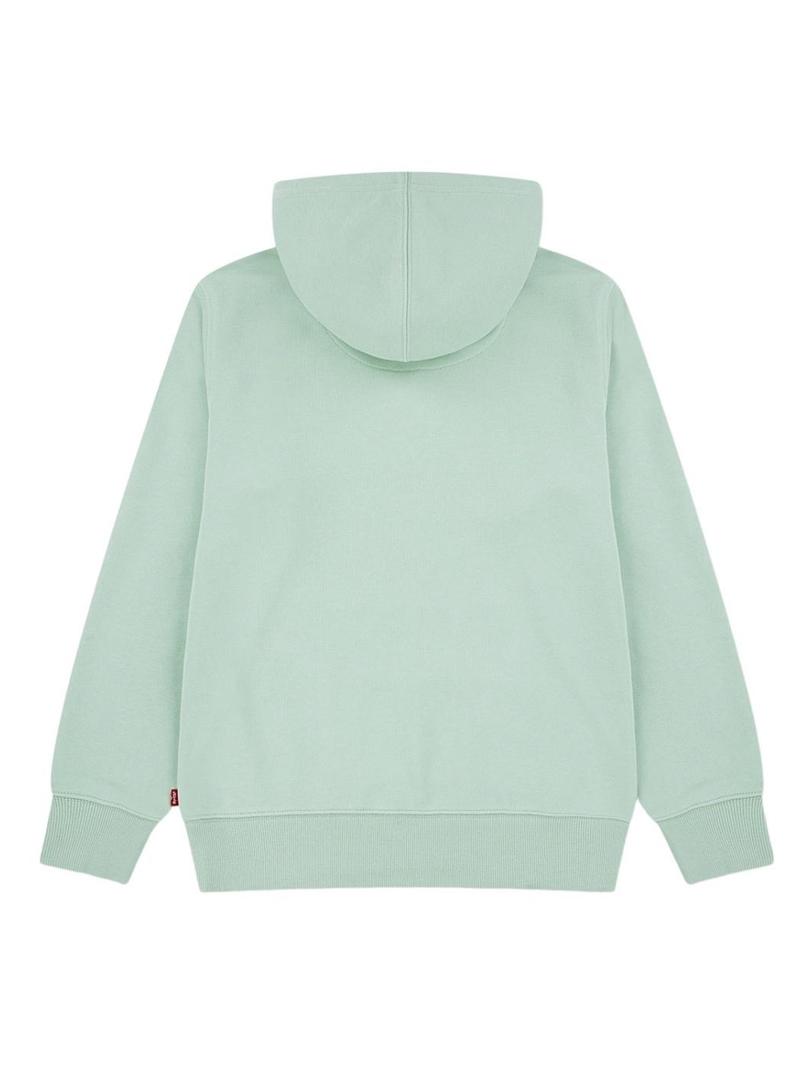 Moletom Levis Mini Batwing Hoodie verde para menino e menina