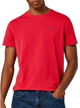 Camiseta Pepe Jeans Connor vermelha para homem