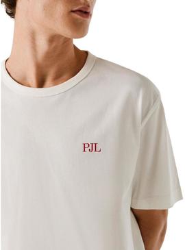 Camiseta Pepe Jeans Garret branca para homem