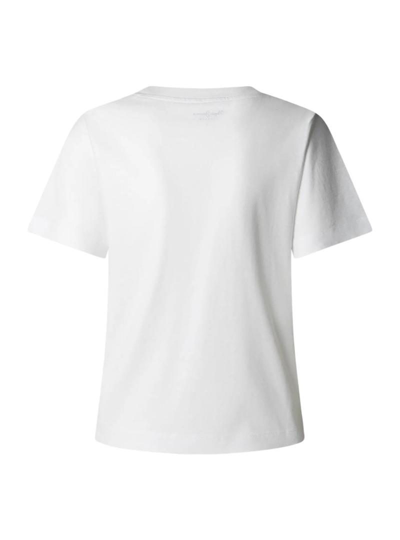 Camiseta Pepe Jeans Natalia branca para mulher.