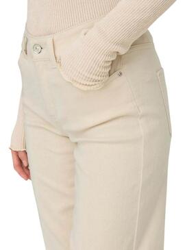 Calça de ganga Only Blush bege para mulher