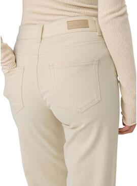 Calça de ganga Only Blush bege para mulher