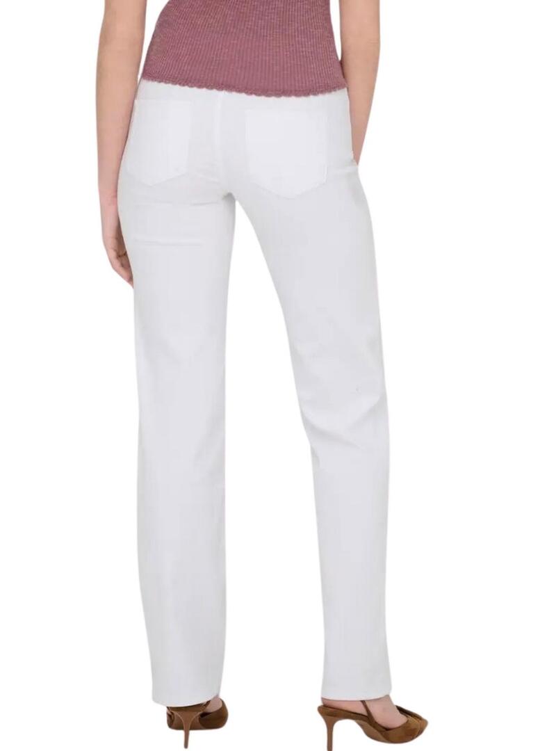 Calça de ganga branca Only Blush para mulher