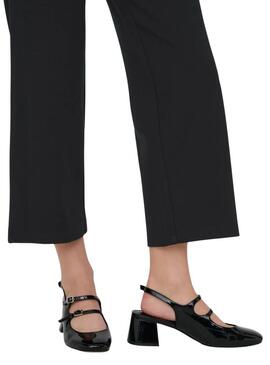 Calça culote Only Poptrash preta para mulher