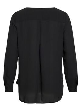 Camisa Vila Lucy preta para mulher.