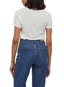 Camiseta Vila Noel branca para mulher.