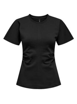 Camiseta Only Marie preta para mulher.