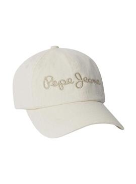 Boné Pepe Jeans Alix para crianças bege