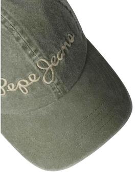 Boné Pepe Jeans Alix verde para crianças