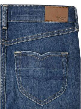 Calça de ganga Pepe Jeans Slim Flare azul para menina.