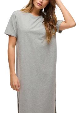 Vestido Vila Nora cinza para mulher