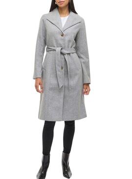 Casaco Vila Claudine cinza para mulher.