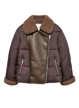 Jaqueta Vero Moda branca marrom para mulher.