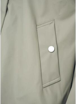 Capa de chuva Only Elisa verde para mulher.