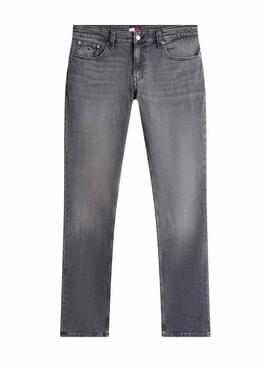 Calça jeans Tommy Jeans Scanton slim cinza para homens