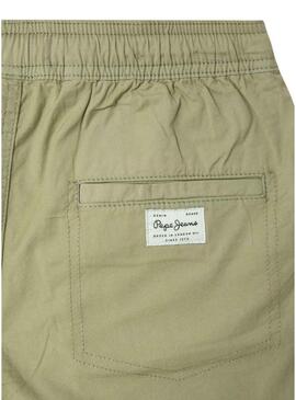 Bermuda Pepe Jeans Stephen verde para criança.