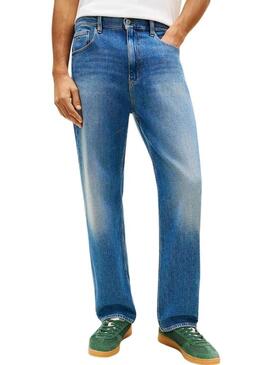 Calça jeans Tommy Jeans Otis regular azul para homem.