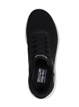 Sapatilhas Skechers BOBS Squad preto para mulher