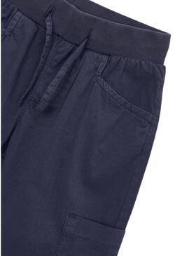 Calça Mayoral cargo azul para menino