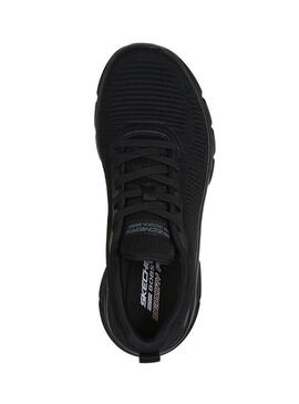 Sapatilhas Skechers BOBS Sport B Flex Hi preto para mulher