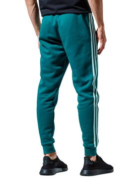 Adidas calça 3 Stripes Verde para Homem