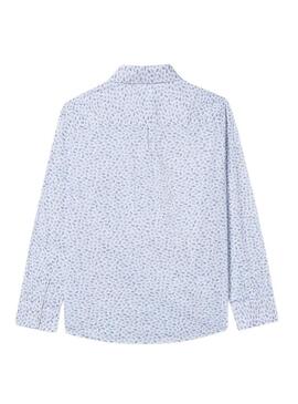 Camisa Mayoral com estampa de folhas para menino.