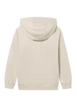 Moletom Mayoral bege para menino.