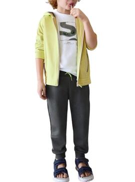 Conjunto Mayoral amarelo estrada para menino