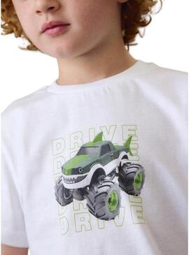 Conjunto Mayoral verde carro para menino