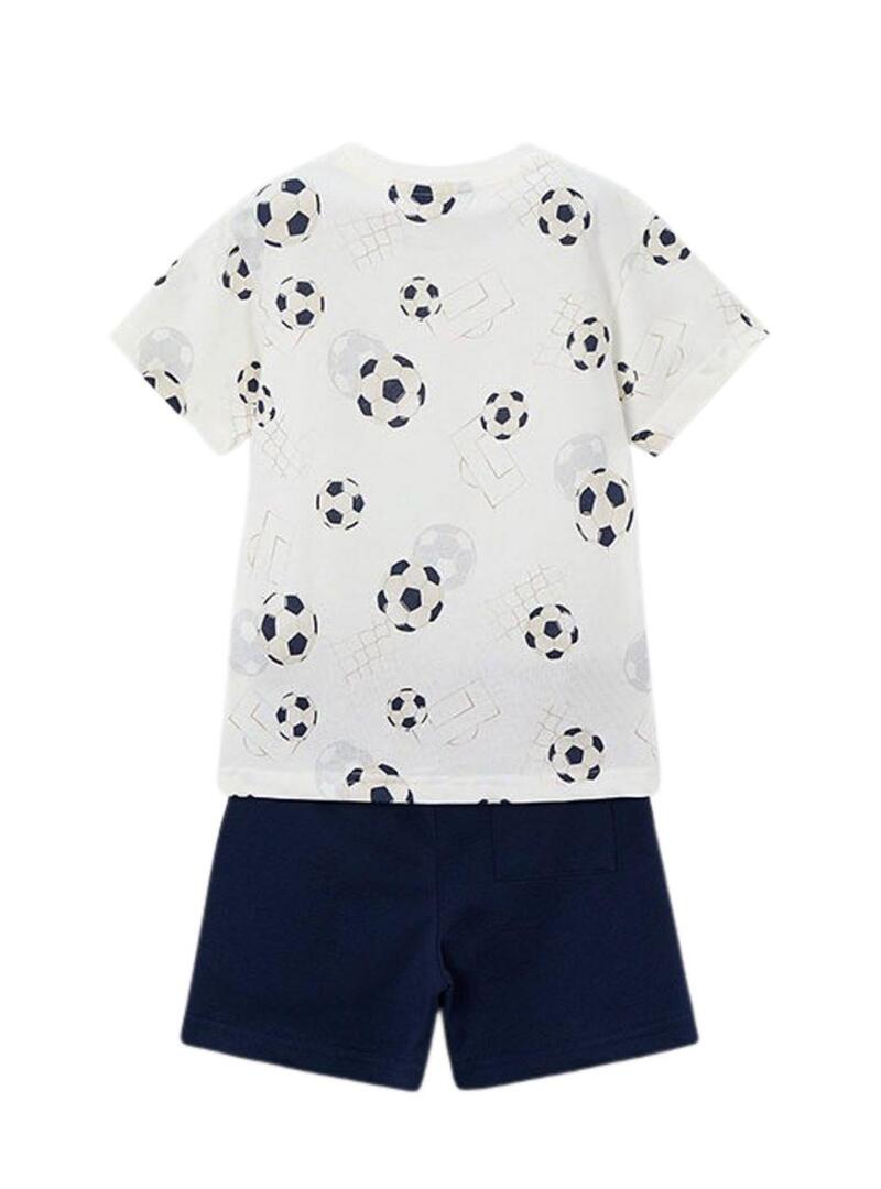 Conjunto Azul de Bolinhas Mayoral para Menino