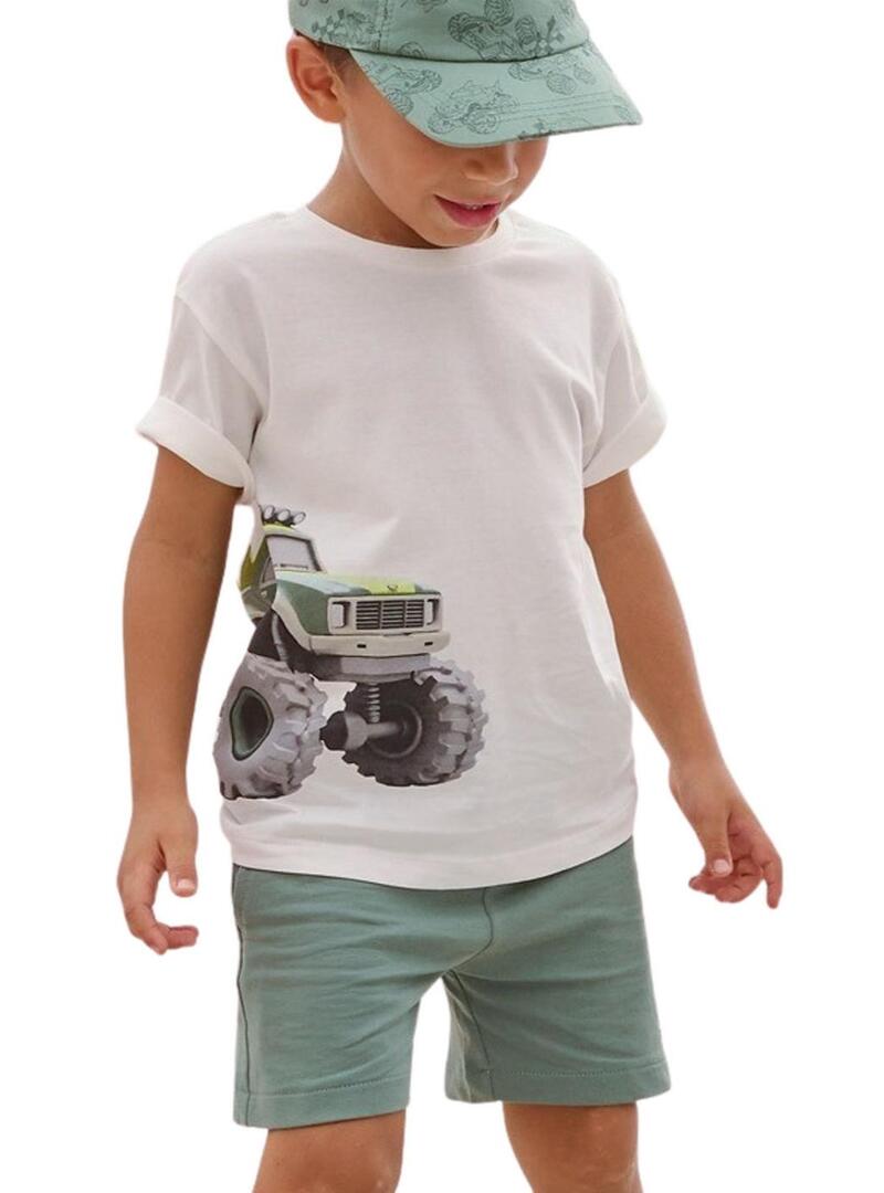 Conjunto Mayoral verde para menino.