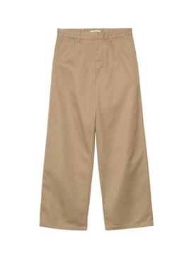 Calça Carhartt Omak camelo para mulher.