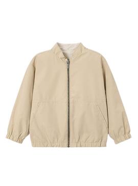 Corta-vento Mayoral bege para menino.