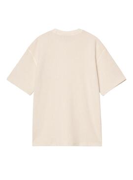 Camisa Carhartt Nelson bege para homem.