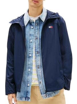Jaqueta Tommy Jeans Outdoor Shell marinho para homem