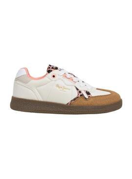 Tênis Pepe Jeans Ball Wild branco para menina.