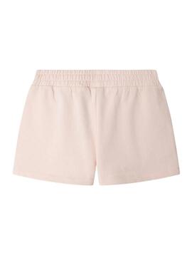 Short Pepe Jeans Gab rosa para menina
